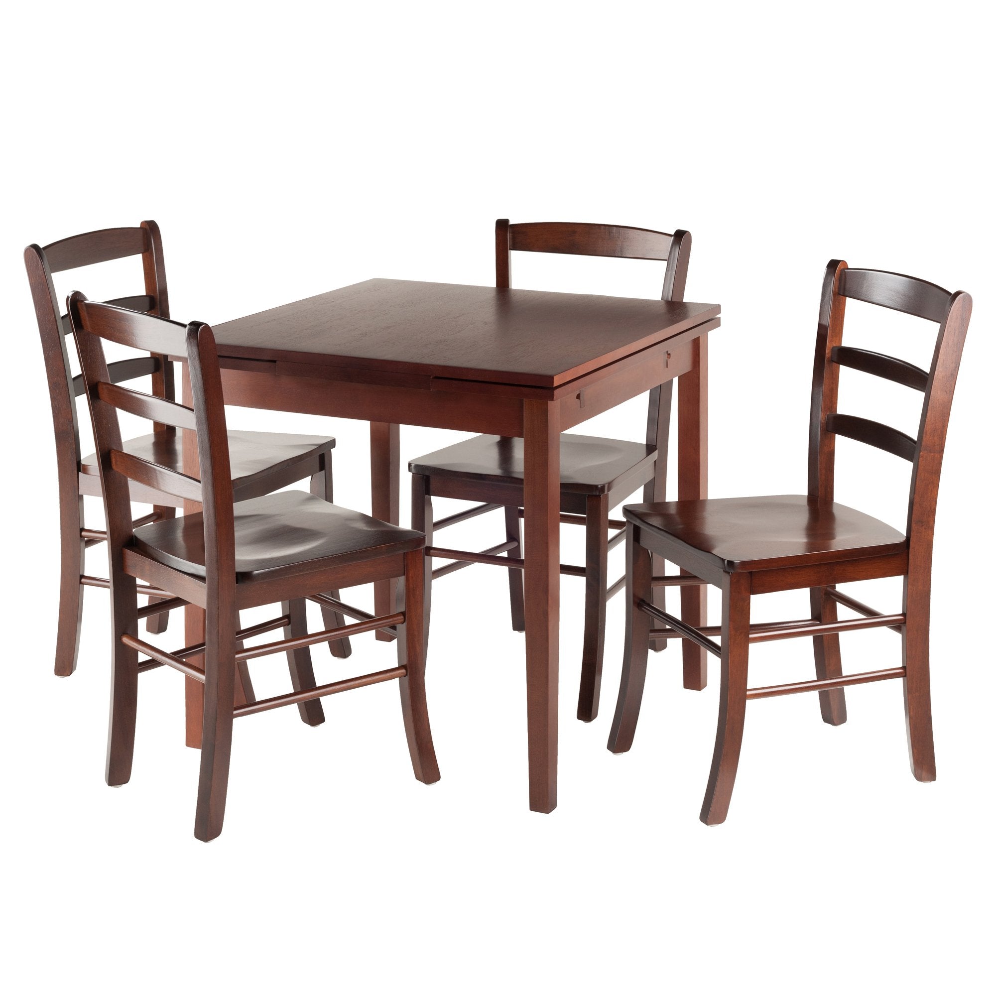 Winsome Pulman Dining, 48.03" W x 29.92" D x 29.29" H, Walnut