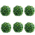 Framendino, 6 Pack 4 Inch Artificial Boxwood Topiary Plant Balls Decorative Faux Green Hanging for Home Decor Outdoor