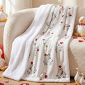 Gilprop Valentines Gifts Goose Blanket for Her, 50 x 60 Inch Cute Goose Throw Blanket for Valentines Galentines Day, Cozy Romant