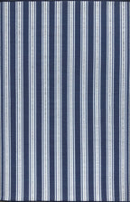 Mad Mats Geometric Outdoor Rug, Reversible Plastic Mat (4' X 6', Vertical Stripe - Blue/White)