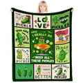 Pickle Blanket, Pickle Gifts For Pickle Lovers, Pickle Lover Gifts, Pickle Themed Gifts, Pickle Blanket For Pickle Lovers, Funny