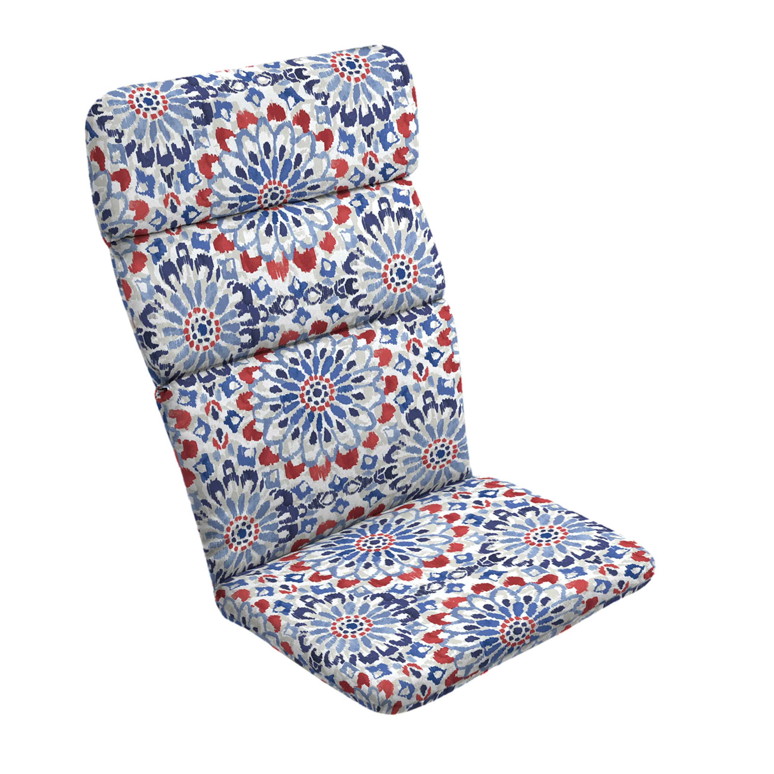 Arden Selections Outdoor Adirondack Or Rocking Chair Cushion, 20 X 17, Rain-Proof, Fade Resistant 17 X 20, Clark Blue