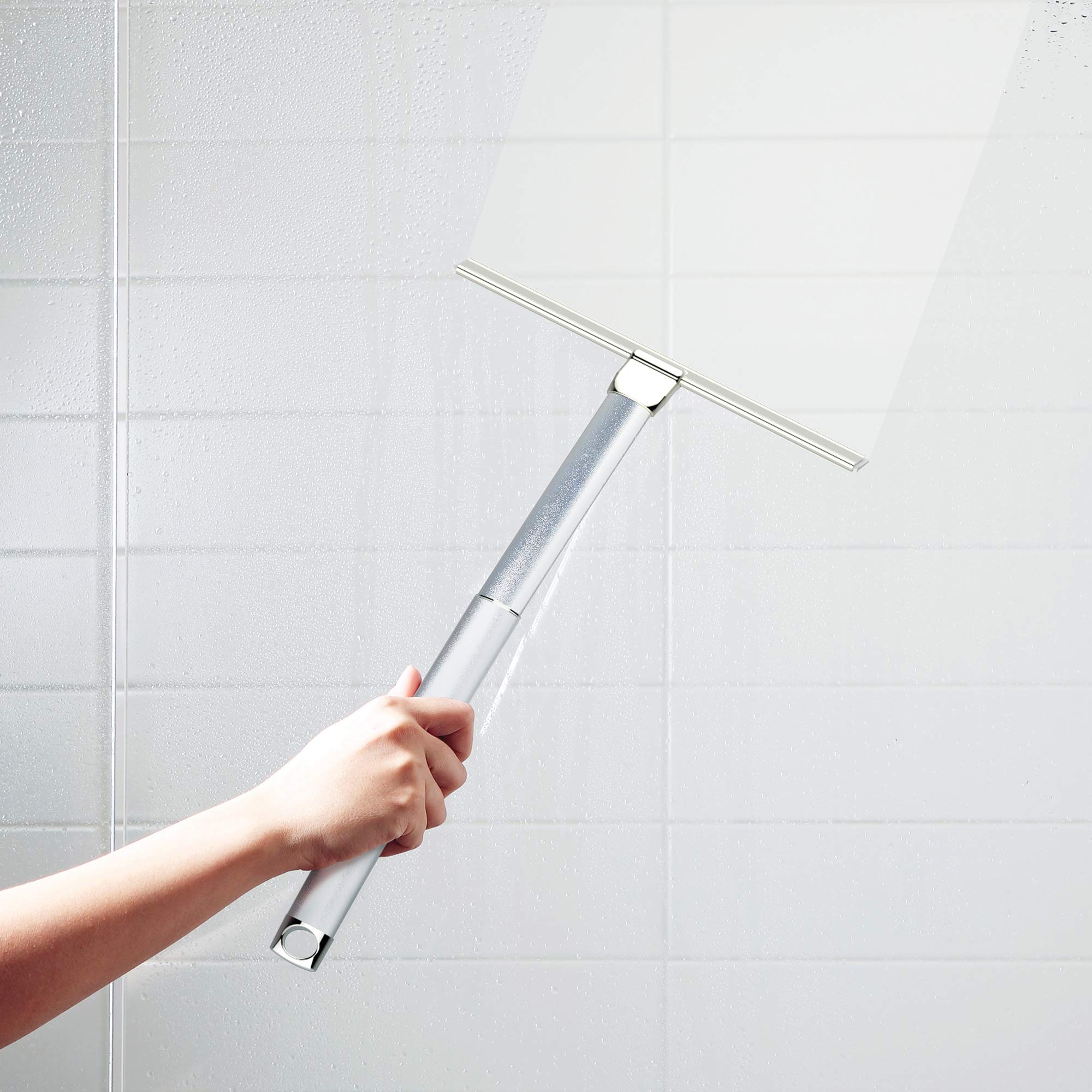 Better Living Products 17900 Extendable Squeegee For Showers Silver Chrome