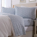 Great Bay Home 100% Turkish Cotton Twin Winter Flannel Sheet Set | Deep Pocket, Soft Sheets | Warm, Double Brushed Bed Sheets |