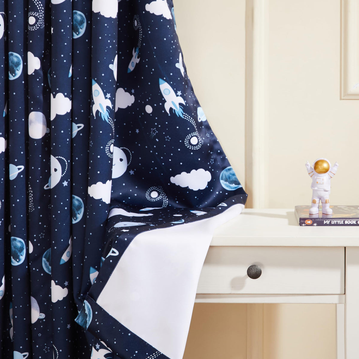 Amazon Basics  Kids Room Darkening Digital Printed Window Curtains, 8085% Room Darkening | 5 Feet |Set of 2| Digital Print | K
