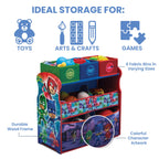 Delta Children 6 Bin Design And Store Toy Organizer - Greenguard Gold Certified,Pj Masks