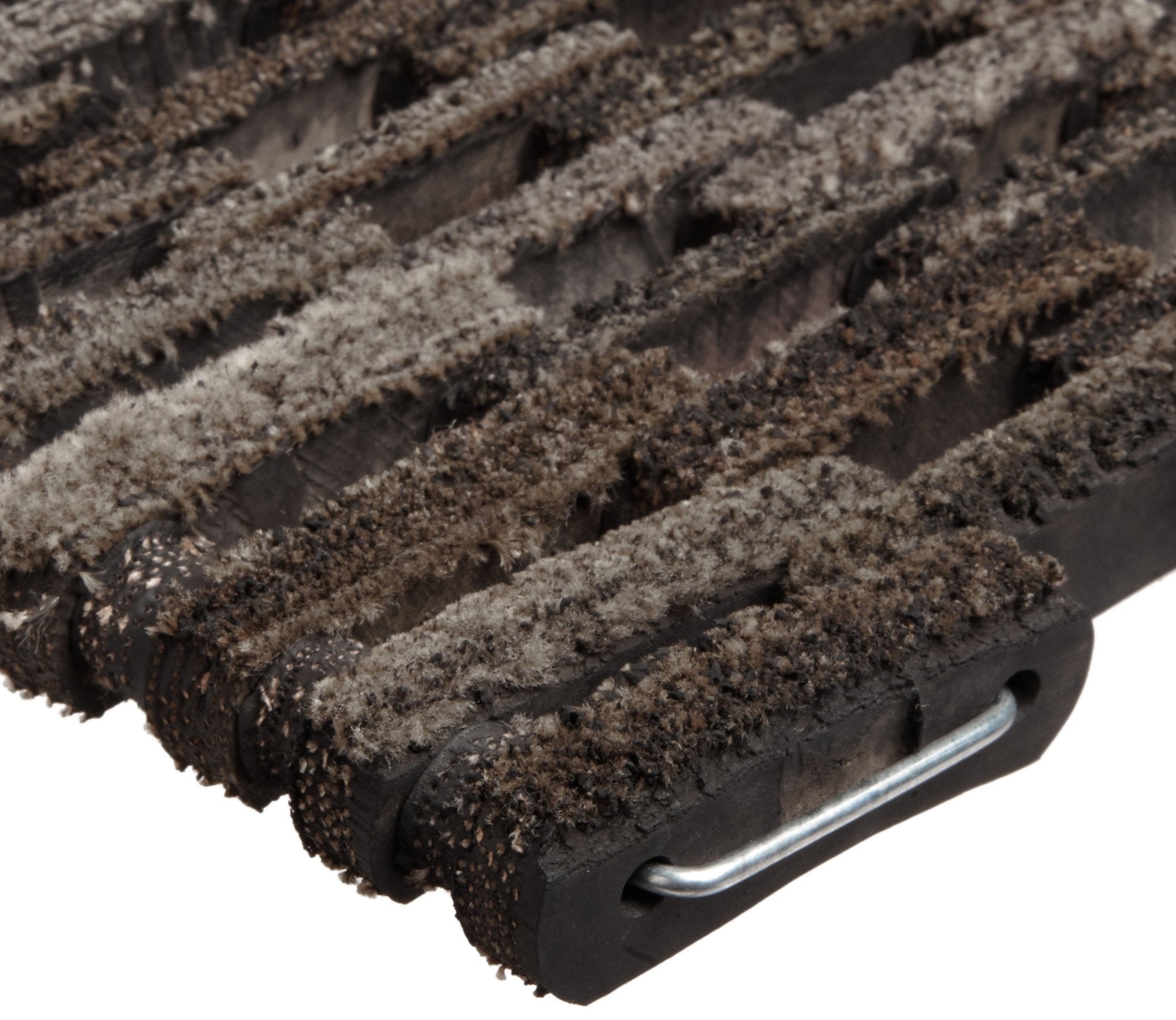 Durable Corporation-400S1422 Dura-Rug Recycled Fabric Tire-Link Outdoor Entrance Mat, 14' X 22'