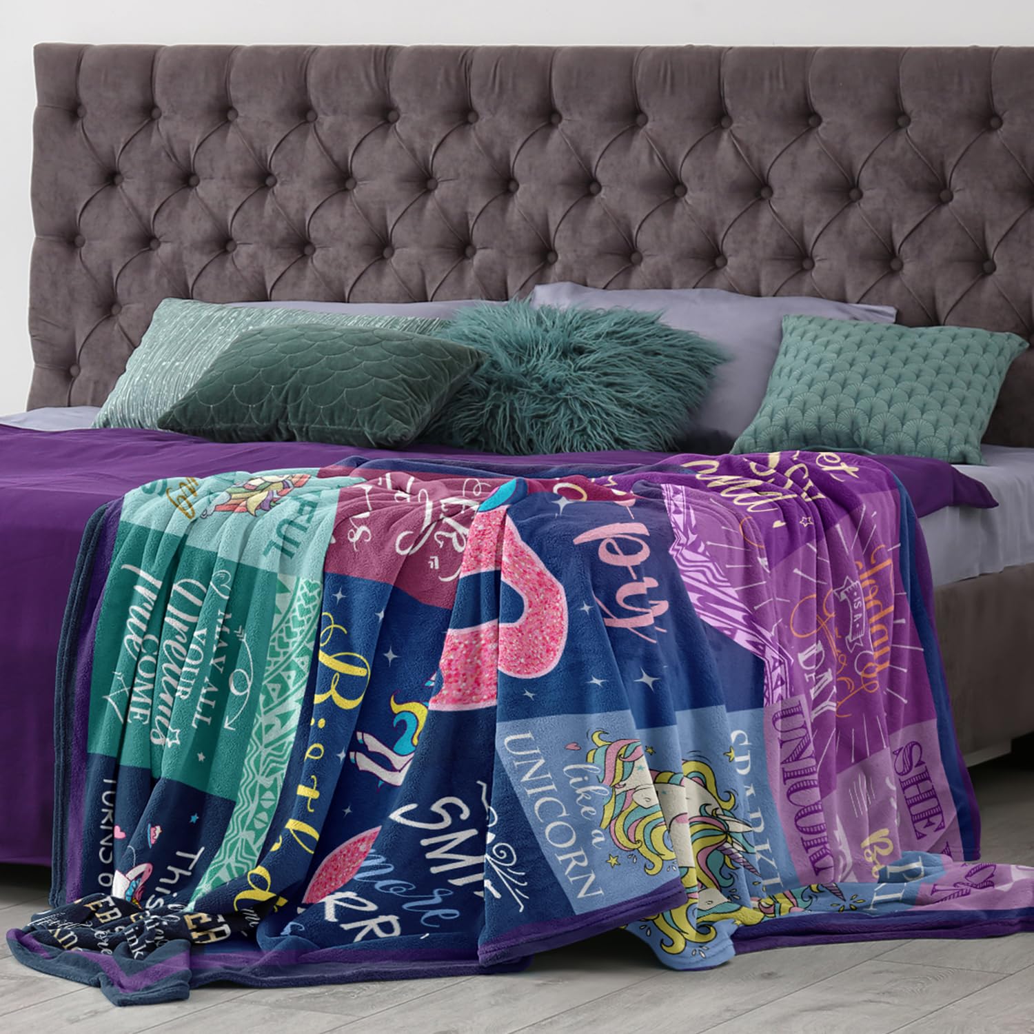 Solzien 6 Year Old Girl Birthday Gift Ideas Blanket 60''X50'', 6 Year Old Girl Gifts, Gifts For 6 Year Old Girl, Birthday Gifts