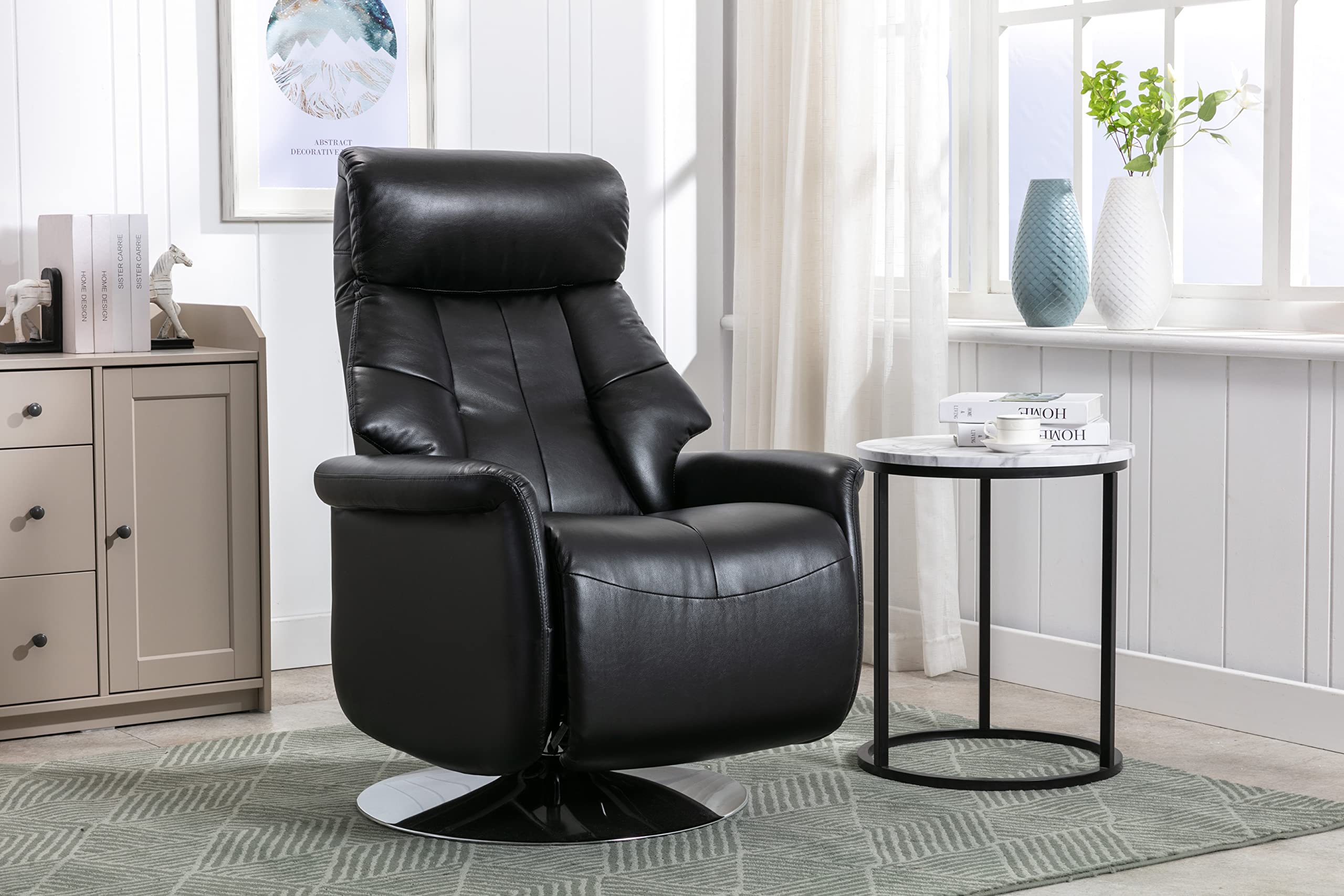 Comfort Chair Company Oscar Manual Recliner, Black