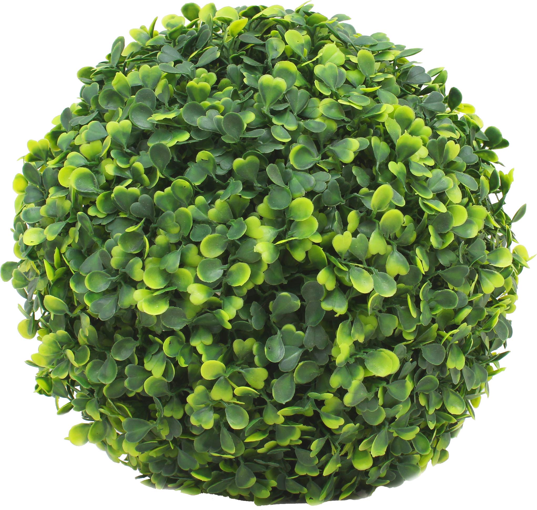 ECOOPTS 11'' Artificial Topiary Ball Lifelike Plants Greeny Boxwood Decoration for Home Garden Porch Backyard Wedding Party Indo