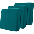 Hokway Stretch Couch Cushion Slipcovers Reversible Cushion Replacement Slipcovers Sofa Cushion Covers(Teal, 3)