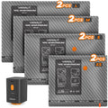 Travel Vacuum Storage Bags with Wireless Rechargeable Electric Pump, 8 Pack Travel Essentials Vacuum Seal Bags for Clothing, Spa