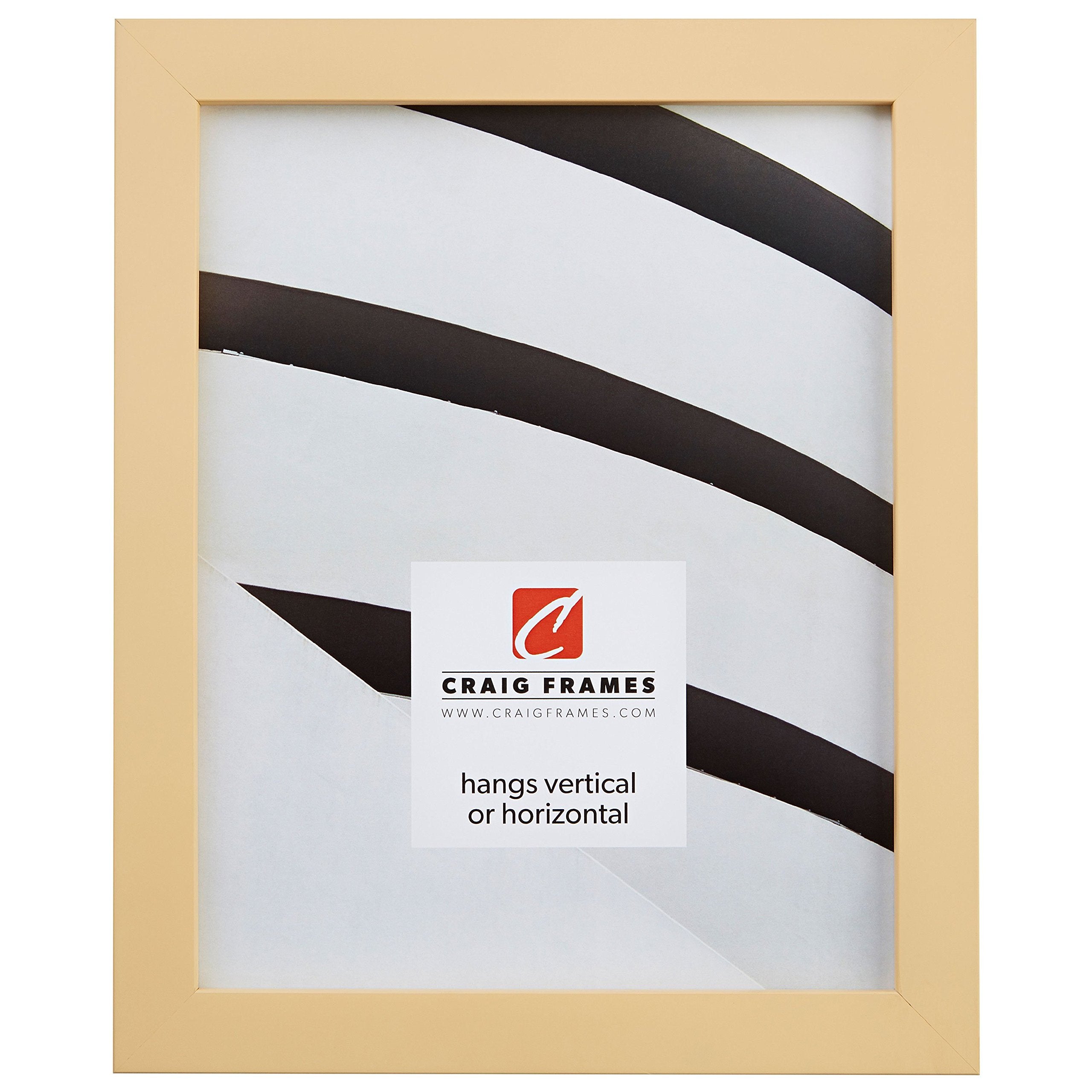 Craig Frames Confetti, Modern Light Yellow Picture Frame, 20 x 24 Inch