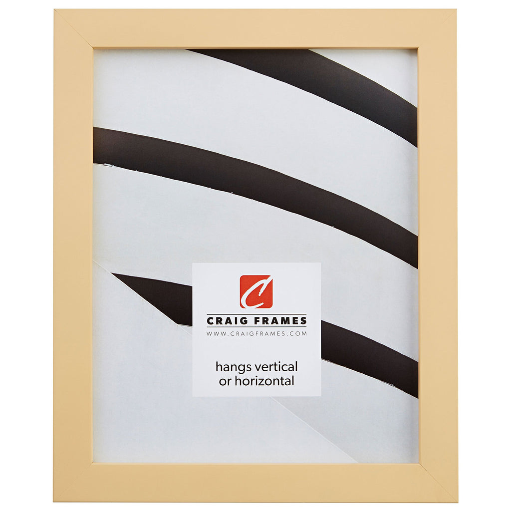 Craig Frames Confetti, Modern Light Yellow Picture Frame, 22 x 28 Inch