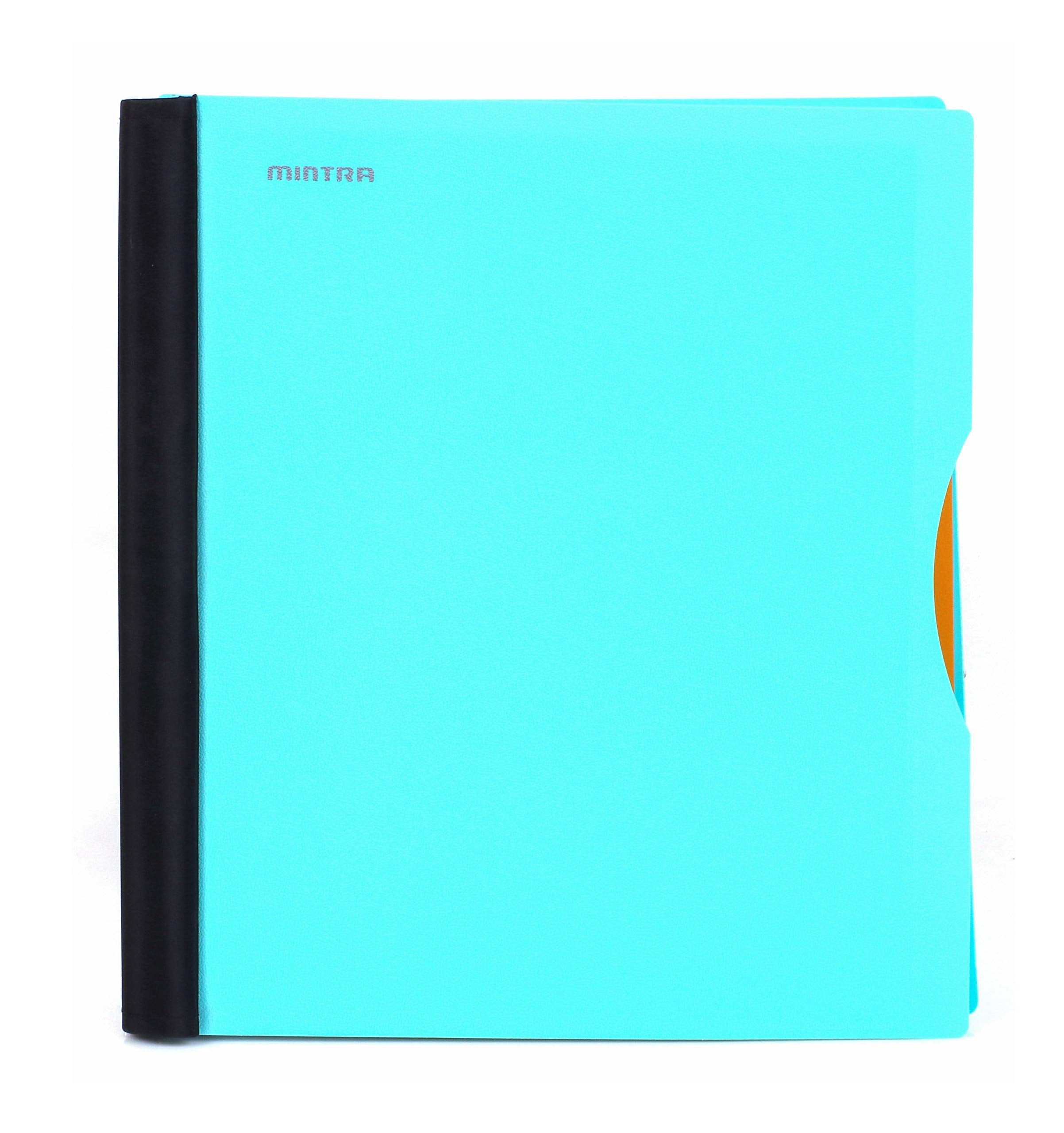 Mintra Office Durable Premium Spiral Notebook, ((Teal, 1 Subject (8.5In X 11In)), Fabric Covered Coils, No Snags, Removable Adju