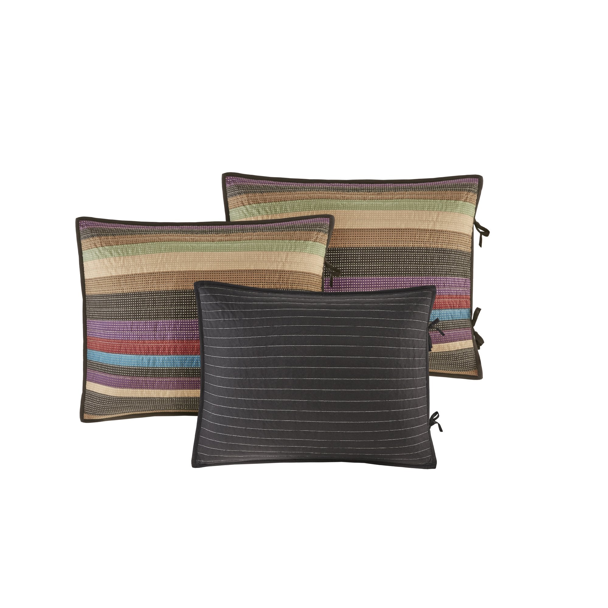 Madison Park Daybed Cover Double Sided Quilting Casual Design All Season Bedding Set With Bedskirt, Matching Shams, Decorative Pillow, 75 In X 39 In, Yosemite, Purple Teal