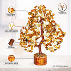 Tiger Eye Crystal Tree - Gemstone Tree Of Life - Tiger Eye Stone - Chakra Gifts - Crystal Decor - Reiki Gifts - Metaphysical Gif