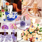 200 Pieces Floating No Hole Pearls And 6500 Pcs Transparent Water Gels,Floating Beads Pearls For Vases,Pearl Beads For Home Wedd