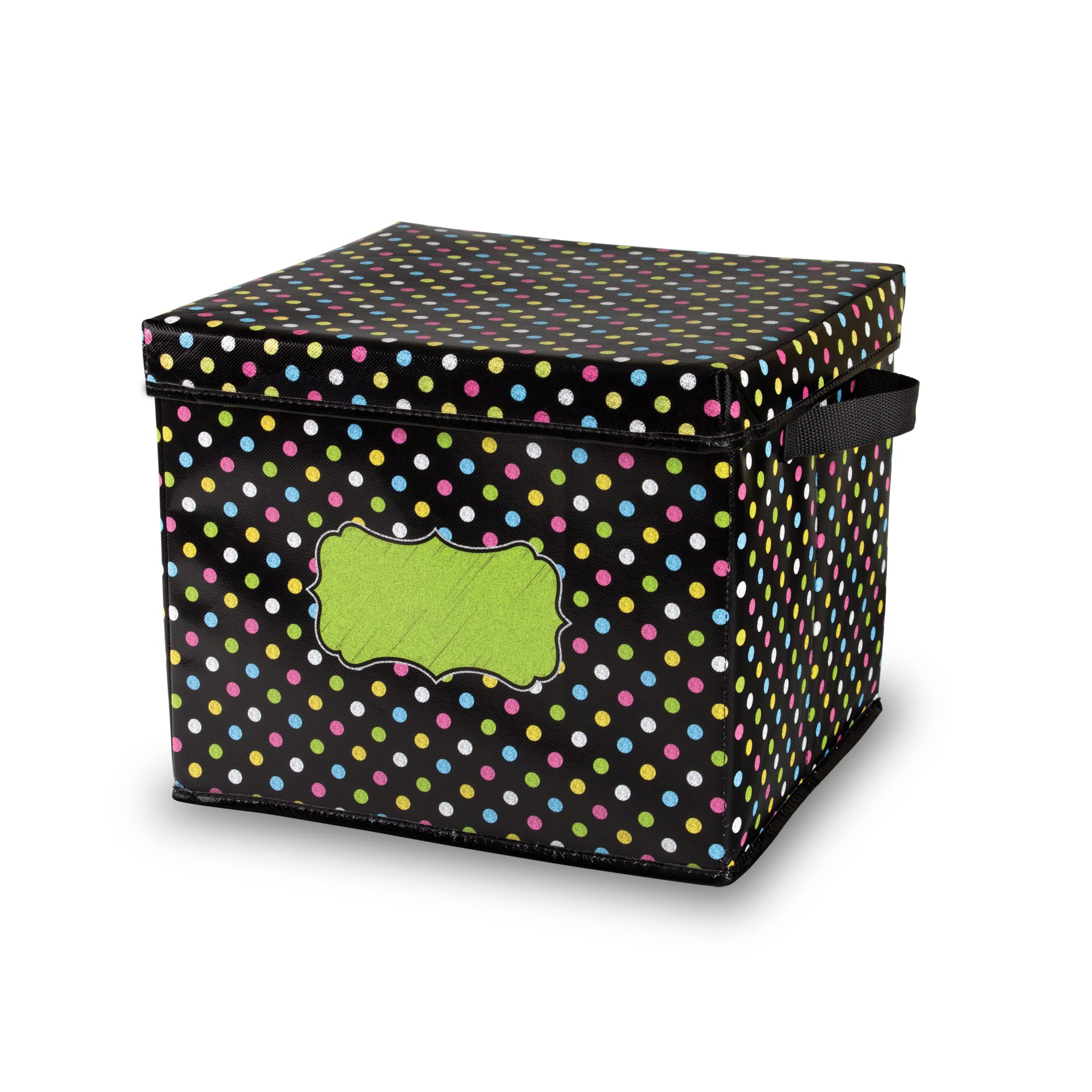 Teacher Created Resources Chalkboard Brights Storage Box - 20766 10.5' X 13' X 12'