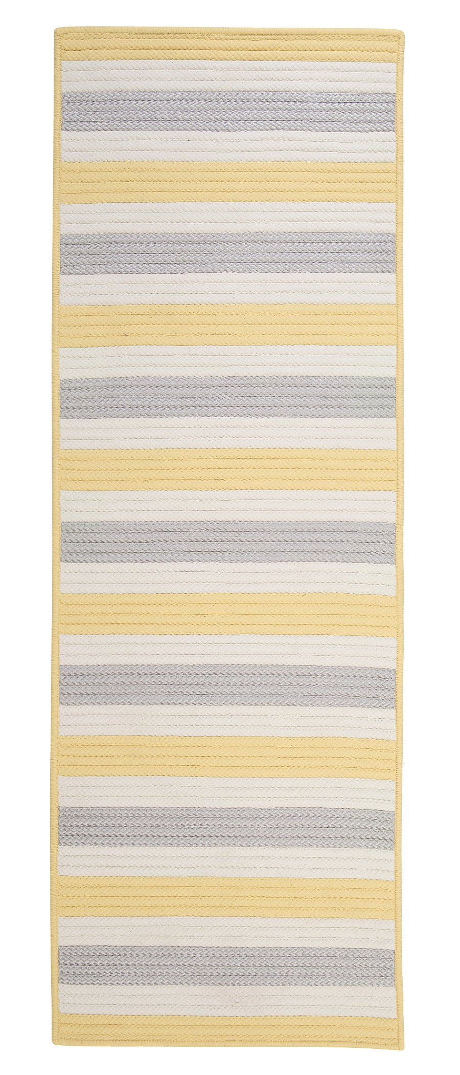 Stripe It Rug, 2 By 12-Feet, Yellow Shimmer