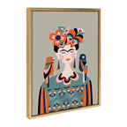 Sylvie MCM Frida Kahlo Framed Canvas by Rachel Lee of My Dream Wall