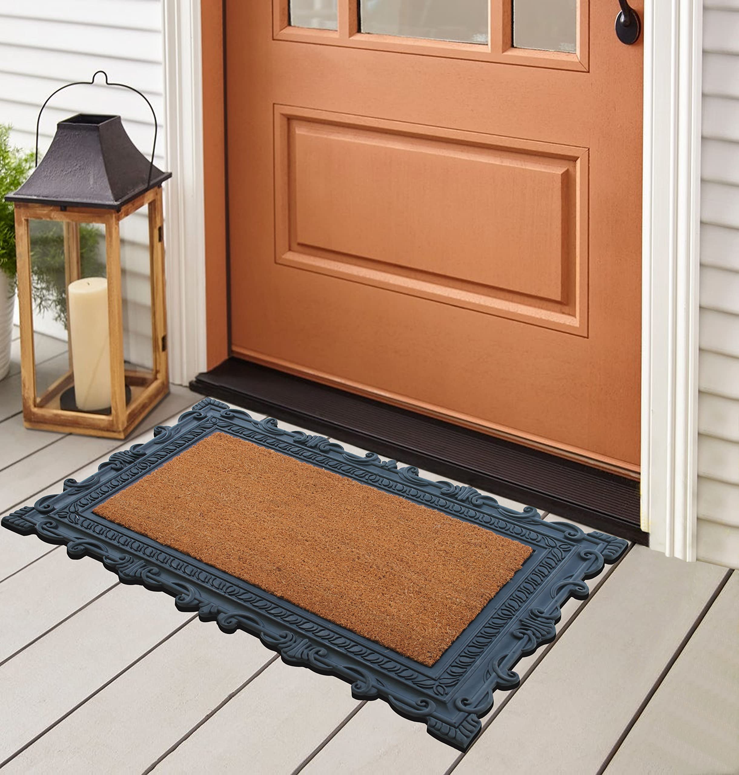 A1 Home Collections Entrance Door Mats, 30' X 60', Durable Large Doormat, Non-Slip Welcome Doormat, Rubber Backed Low-Profile