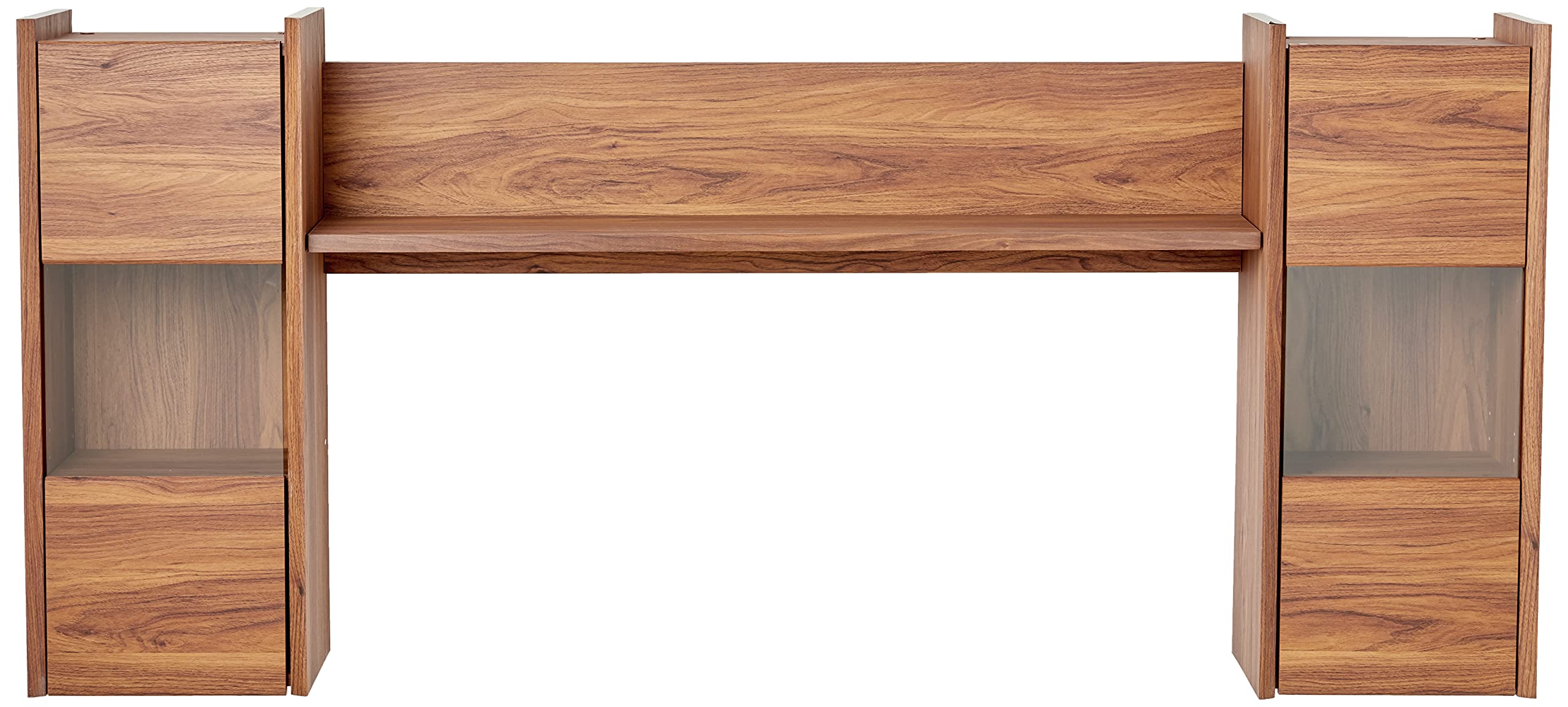 Modway Visionary Mounted, Wall Shelves, Walnut