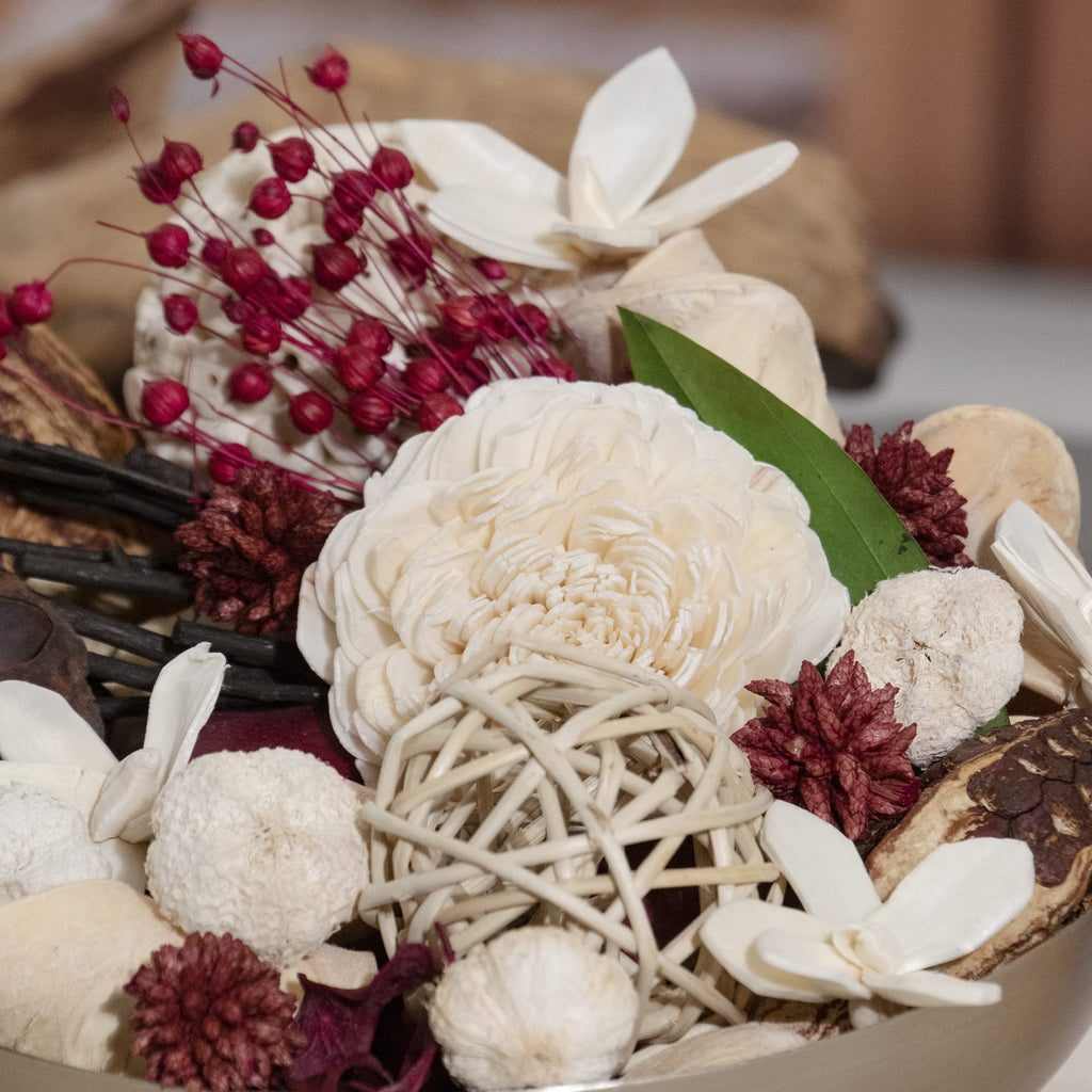 Andaluca Maison Box Fragrance Potpourri Decorative Vase & Bowl Filler Home D  Cor (Pomegranate Ginger)