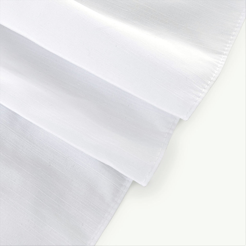 Biscaynebay Wrap Around Bed Skirts For Queen Beds 17' Drop, White Adjustable Elastic Dust Ruffles Easy Fit Wrinkle & Fade Resis