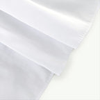 Biscaynebay Wrap Around Bed Skirts For Queen Beds 17' Drop, White Adjustable Elastic Dust Ruffles Easy Fit Wrinkle & Fade Resis