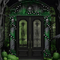 HunnmingRe 3 Pcs Halloween Cemetery Archway Halloween Cemetery Banners Gothic Outdoor Banners Sign Banner Decorations for Outdoo