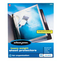 Wilson Jones Sheet Protectors, Heavy Weight, Top-Loading, Non-Glare, 50 Sheets/Box (W21412)