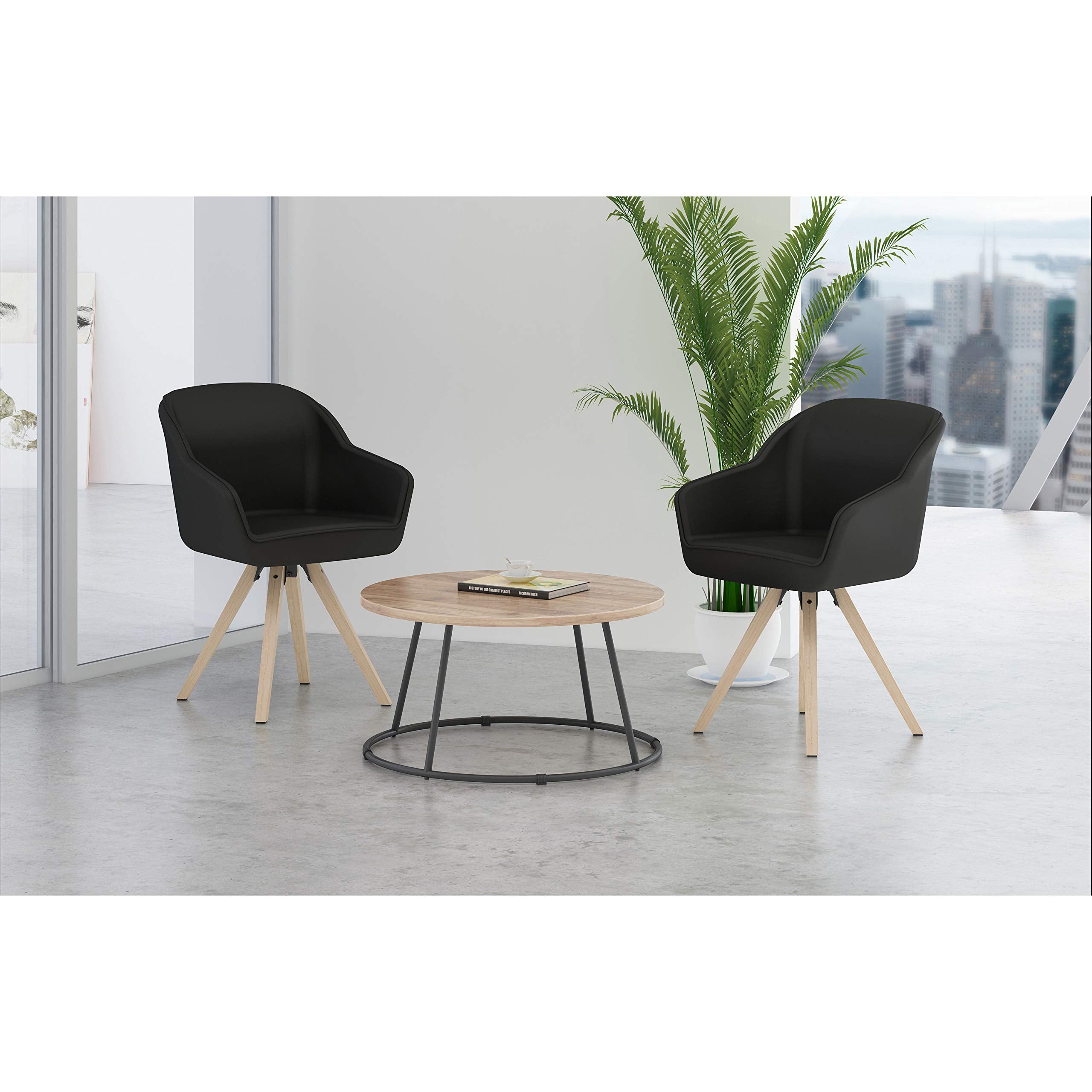 Lorell, LLR16259, Round Coffee Table, 1 Each