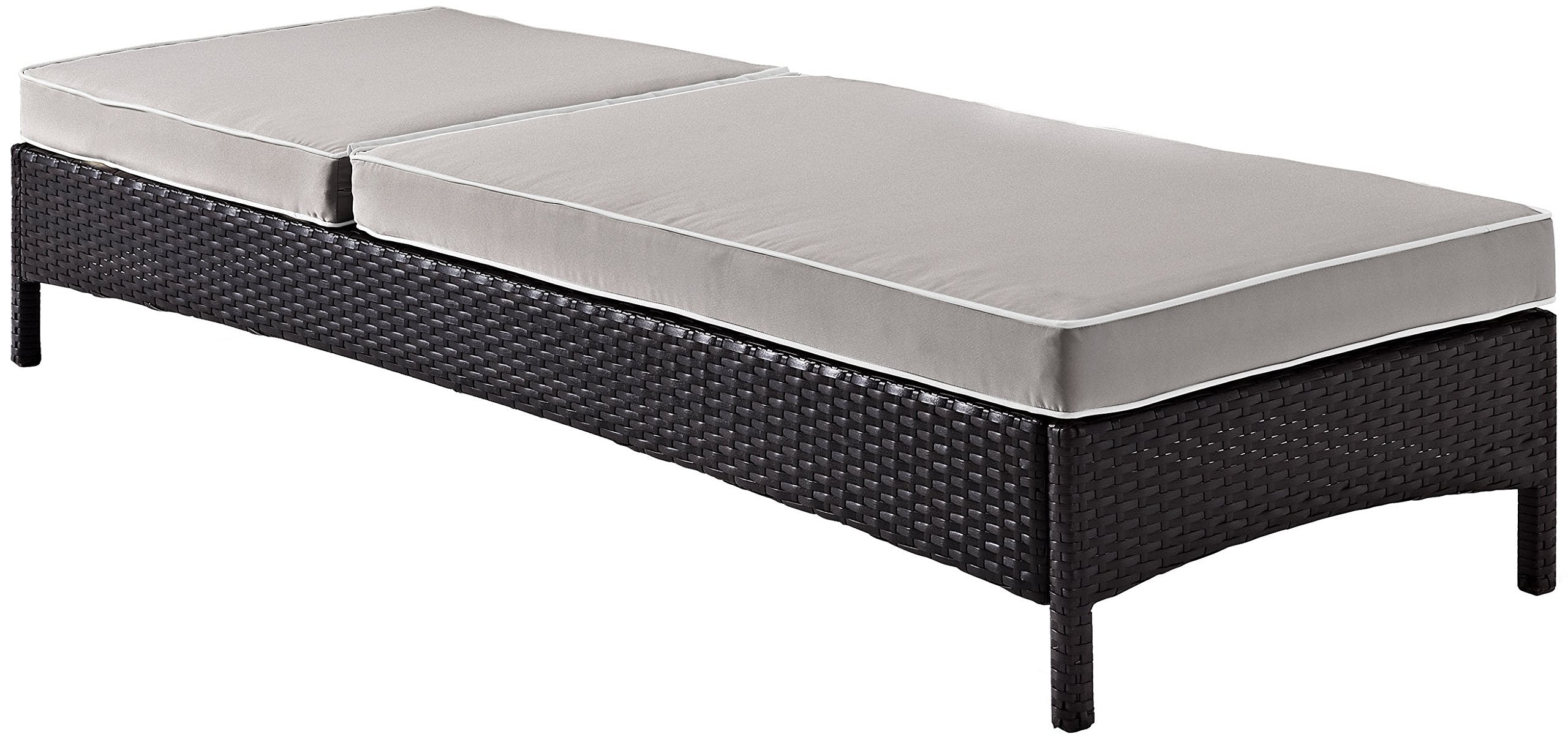 Crosley Furniture Palm Harbor Reclining Wicker Outdoor Chaise Lounge Chair - Thumbnail 3