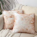 Excluding Insert Faux Fur Sheepskin Pillow Cover 18X18 Inch Shag Fuzzy 2 Pcs Super Soft Fluffy Cushion Plush Pillow Case Luxury