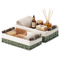 StorageWorks Bathroom Basket Organizer and Storage for Sage Green Decor
