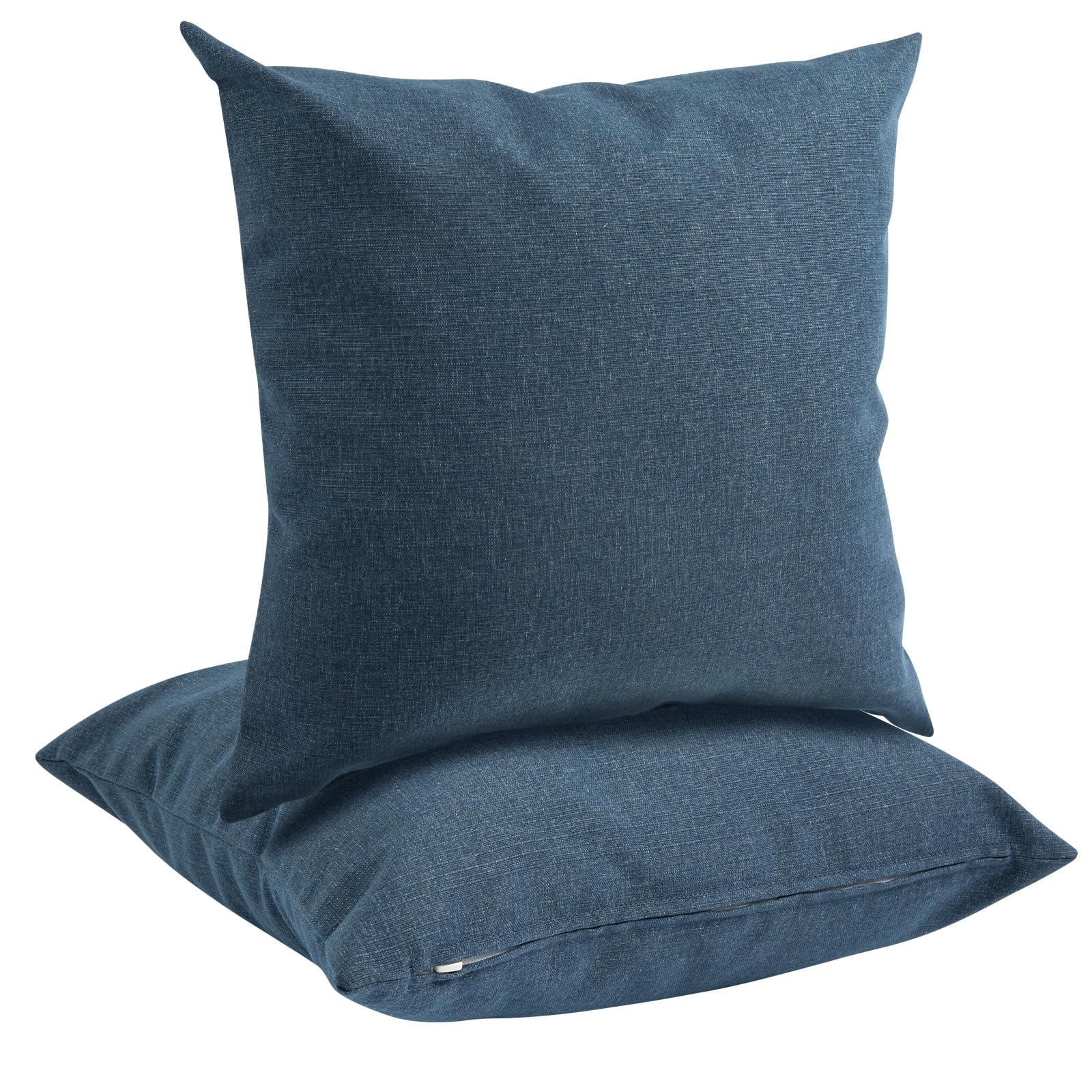 Funhome Outdoor Throw Pillows Waterproof 18X18 Inch,Decorative Throw Pillow With Insert Set Of 2,Hidden Zipper Headrests For Pat