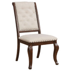 Coaster Home Furnishings Brockway Upholstered Dining Chair Antique Java (Set of 2)