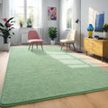 Zedrew Sage-Green Area Rugs for Bedroom Living Room, 4x6 Feet Indoor Memory Foam Rug, Modern Washable Rugs for Kids Boys Girls R