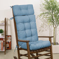 Mudilun Rocking Chair Cushion Anti-Slip Tufted High Back Rocking Chair Cushion With Ties And Removable Neck Pillow Rocking Chair