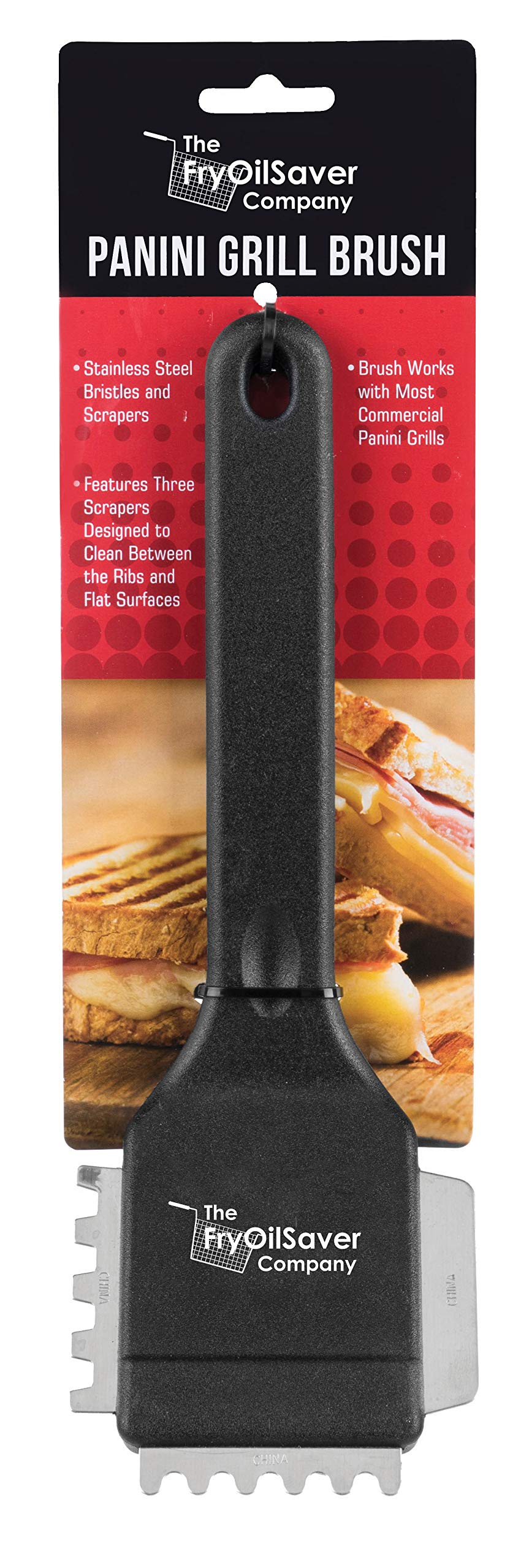 Panini Grill Brush Cleaner, Heavy Duty Grill Brush For Commercial Or Home Bbq Grill, Electric Grill, Panini Press Grill, Stainle