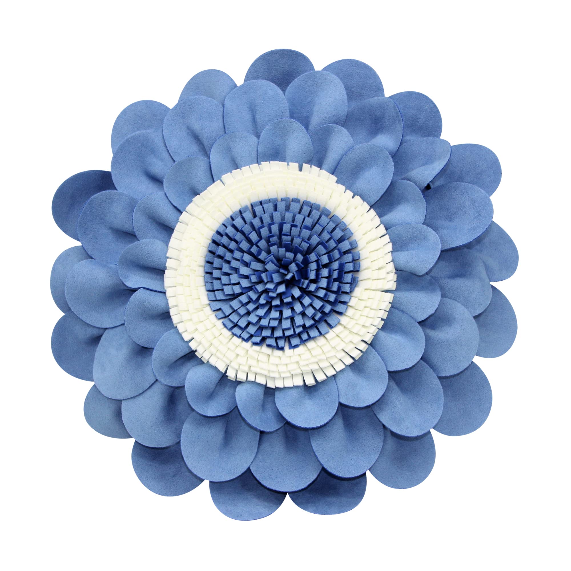 Flower Pillows - 3D Decorative Flower Pillow - Daisy Flower Round Pillow - Cherry Blossom Throw Pillow For Bed & Couch - Soft &