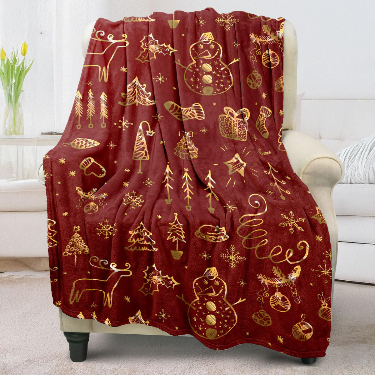 Tehalk Christmas Blanket For Boys Cute Toddler Blankets For Boys Soft Fleece Blankets For Kids Dinosaur Blanket For Boys Girls G