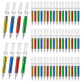 Tideme 200 Pcs Syringe Pens Bulk, Retractable Fun Nurse Pens, Multi-Color Novelty Ballpoint Pens, Pretend Party Favors, Nursing 