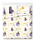 Jay Franco Disney Wish Full Size Sheet Set - Super Soft Kids 4 Piece Bedding Set Features Asha, Valentino, & Wishing Star - Micr