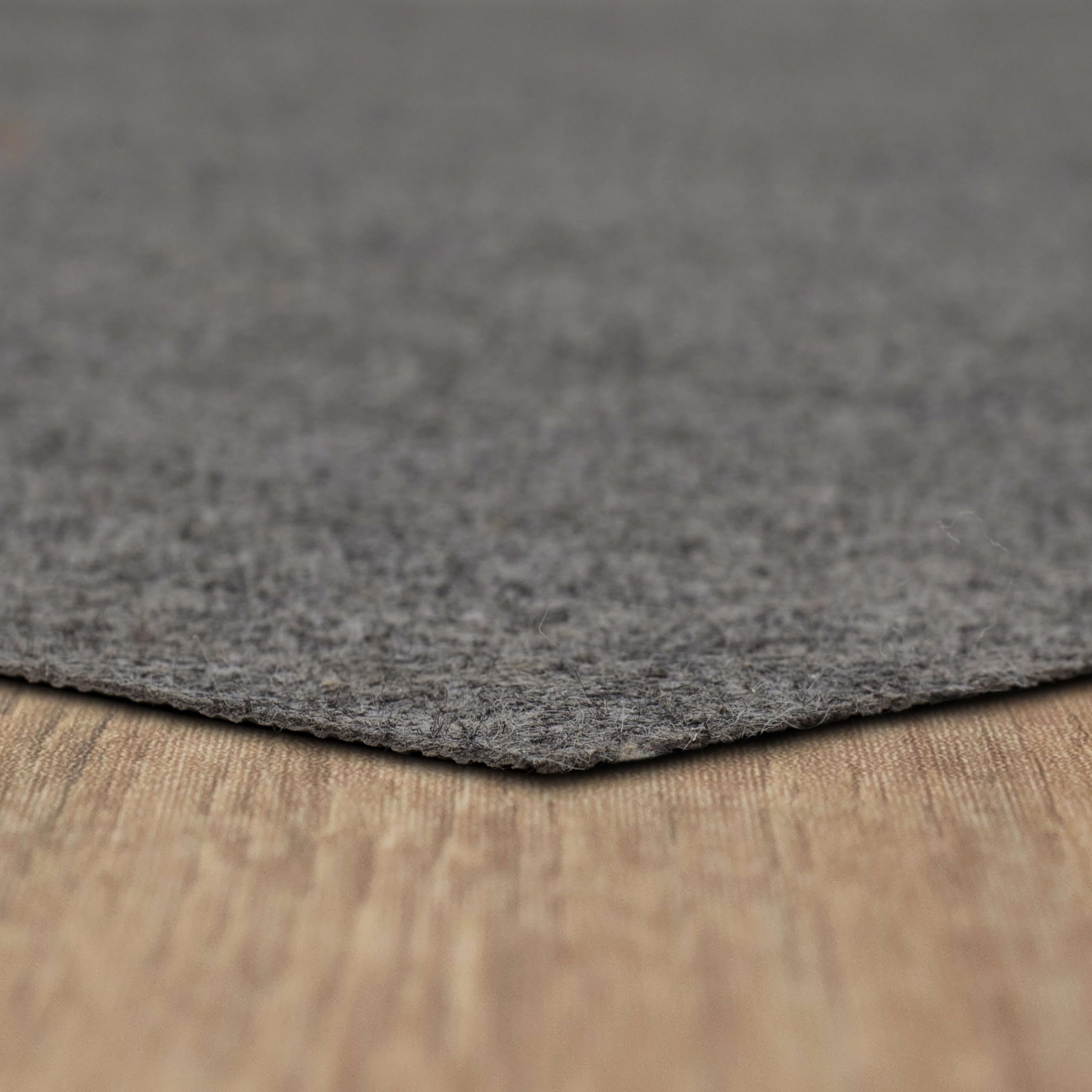 Mohawk Home 9 x 12 1/8 Low Profile Non Slip Rug Pad Felt + Rubber Gripper, Great For High Traffic Areas -Safe For All Floors