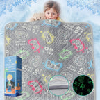 Anowpo Cooling Blankets For Hot Sleepers,Glow In The Dark Blanket Game Controller Gifts For Boys,Q-Max>0.4 Arc-Chill Cooling Fib