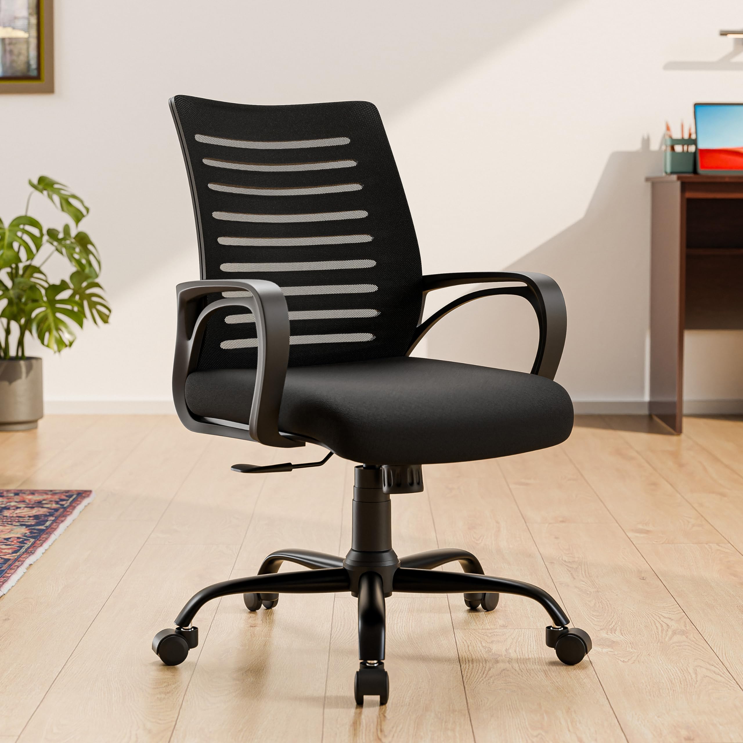 Green Soul Atom | Ergonomic Office Chair For Home & Office | 12 Months Warranty | Comfortable & Spacious Seat | RockingTilt Mec