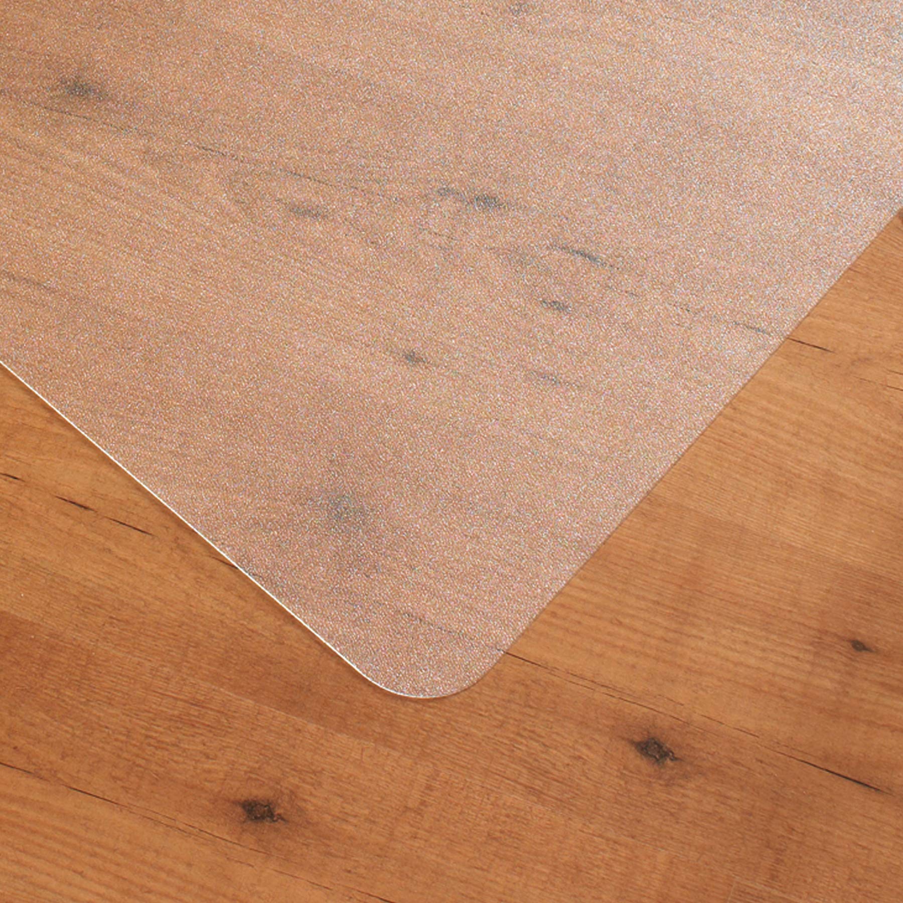 Floortex Polycarbonate Chair Mat with Lip 53" x 48" for Hard Floors (FR1213419LR)