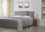 Ball & Cast Upholstered Headboard, King/Full/Queen, Grey